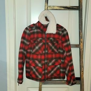 BNCI Jacket, womens sz xs, red plaid